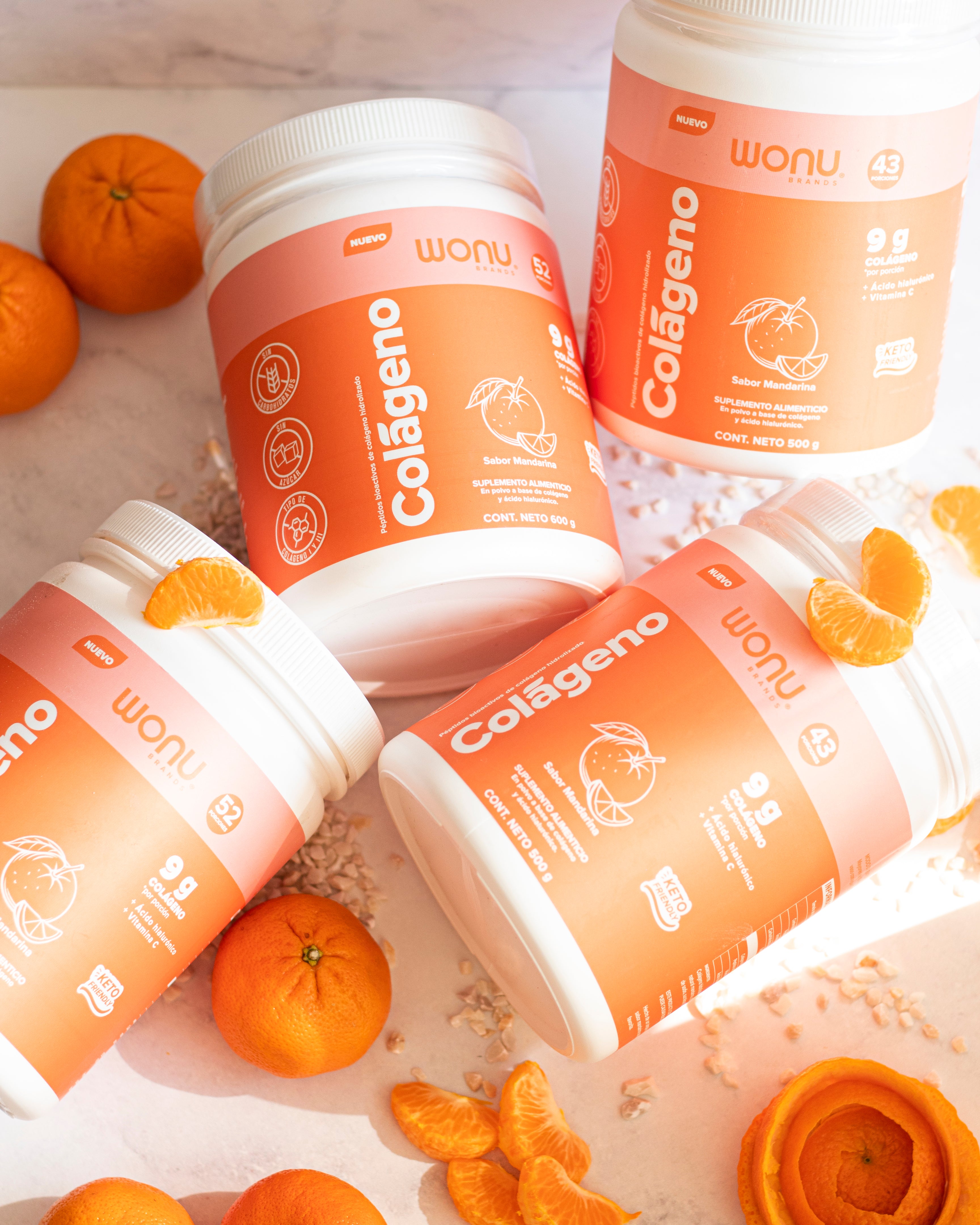 Colágeno en polvo sabor mandarina