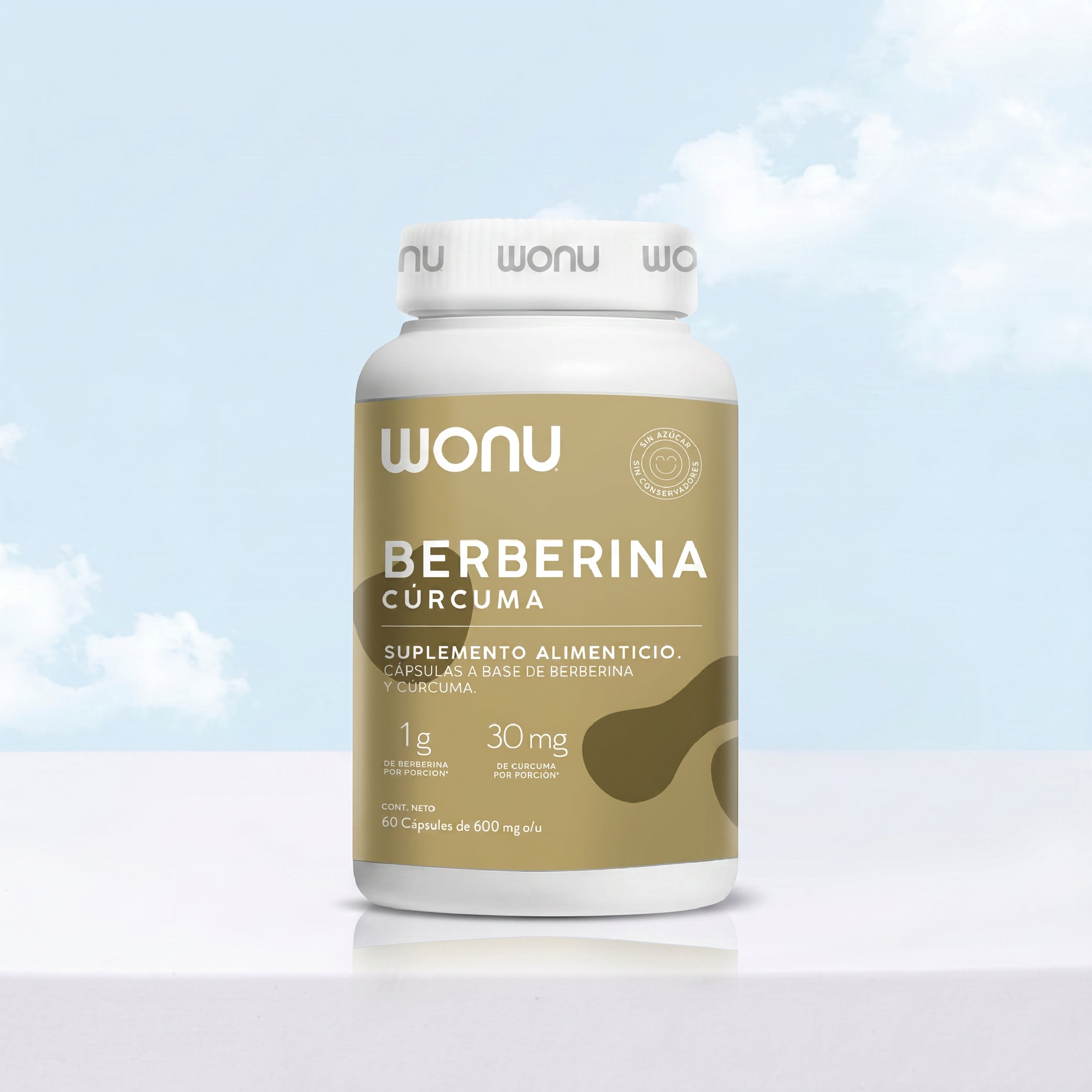 Berberina + Cúrcuma 60 Cápsulas