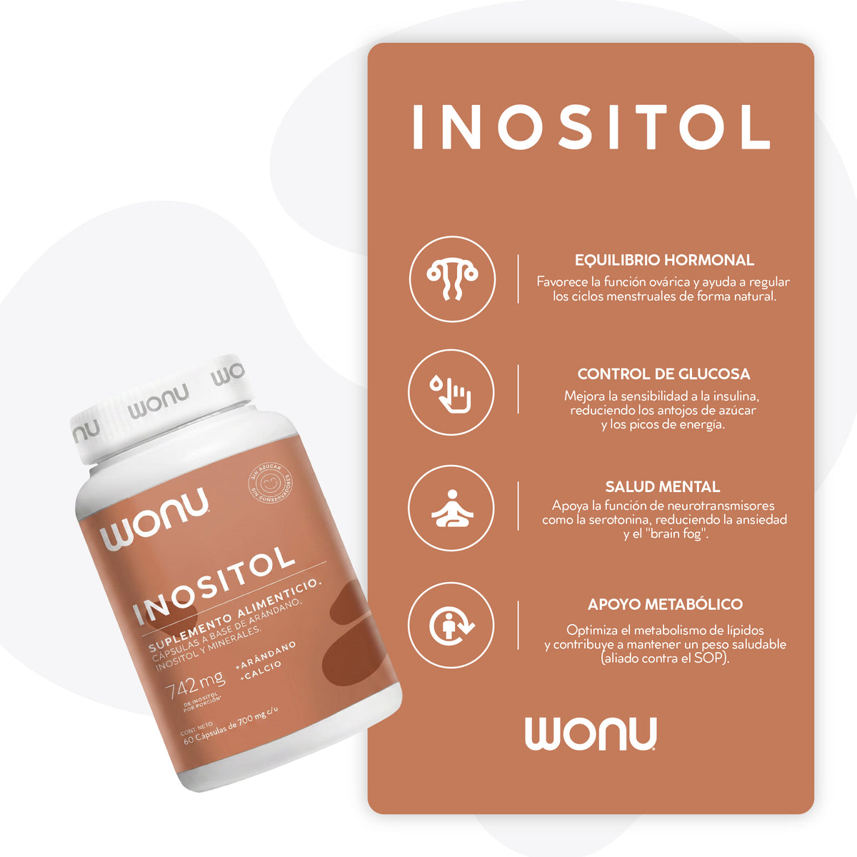 Myo-Inositol 60 Cápsulas