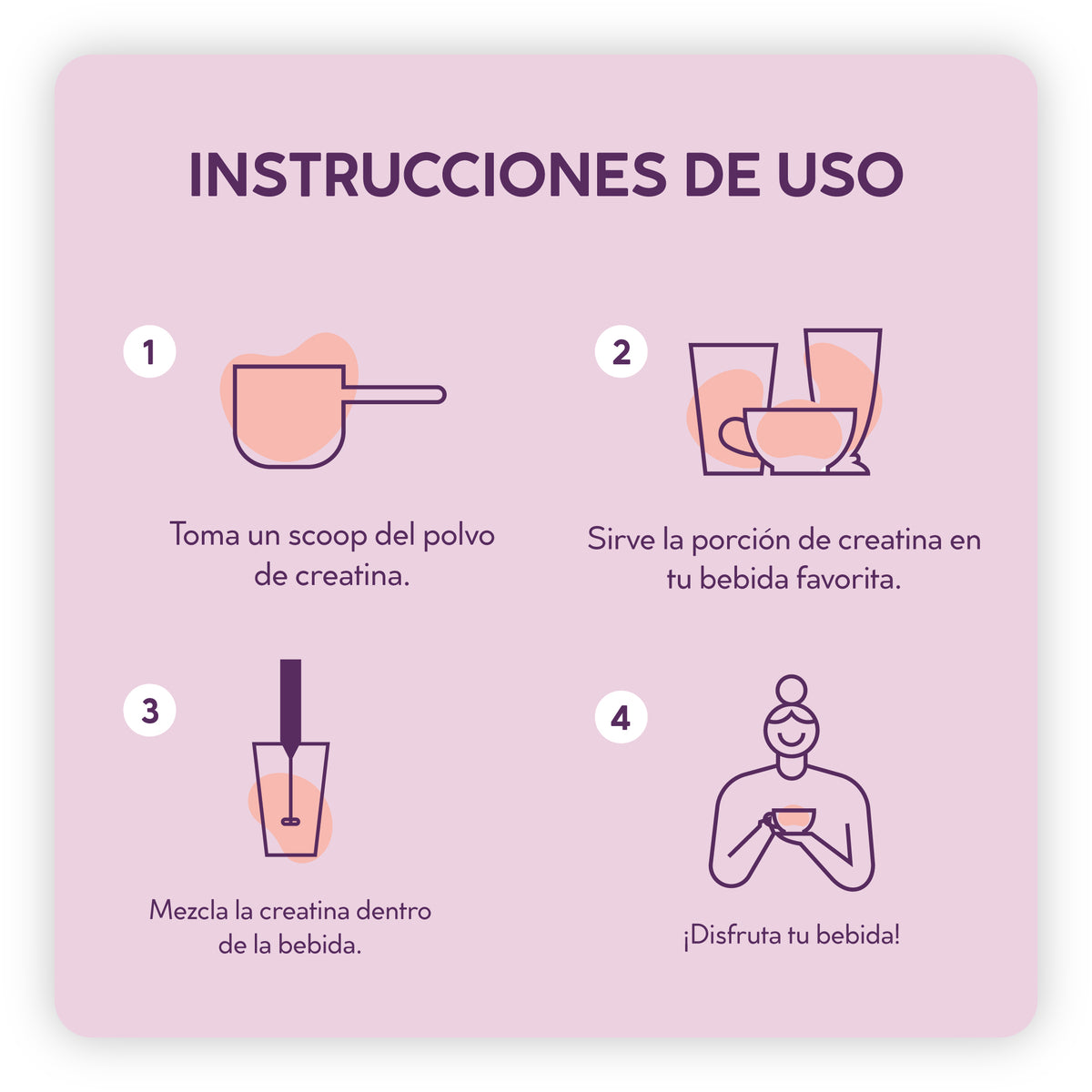 Creatina Monohidratada Sin Sabor