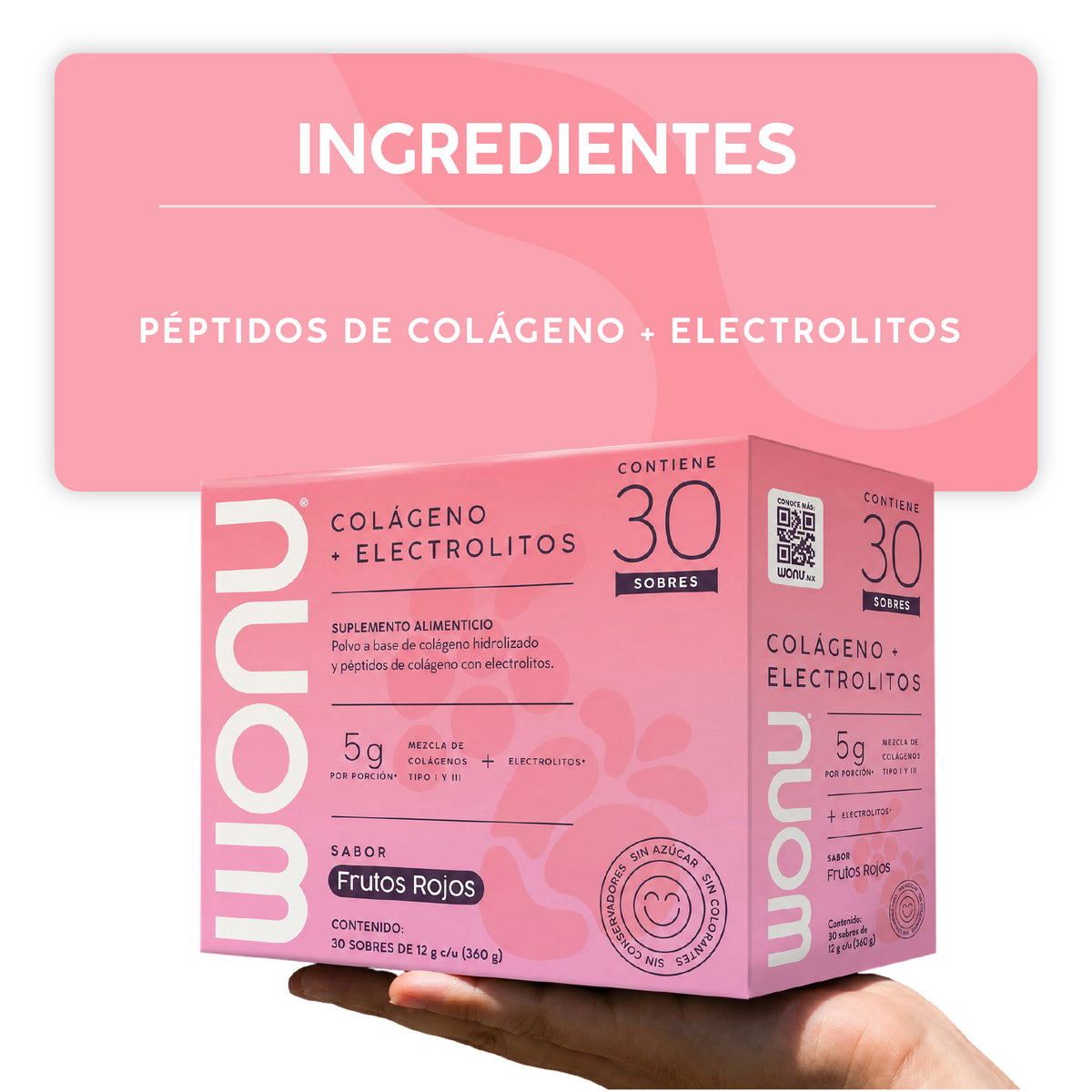 Colágeno + Electrolitos Frutos Rojos