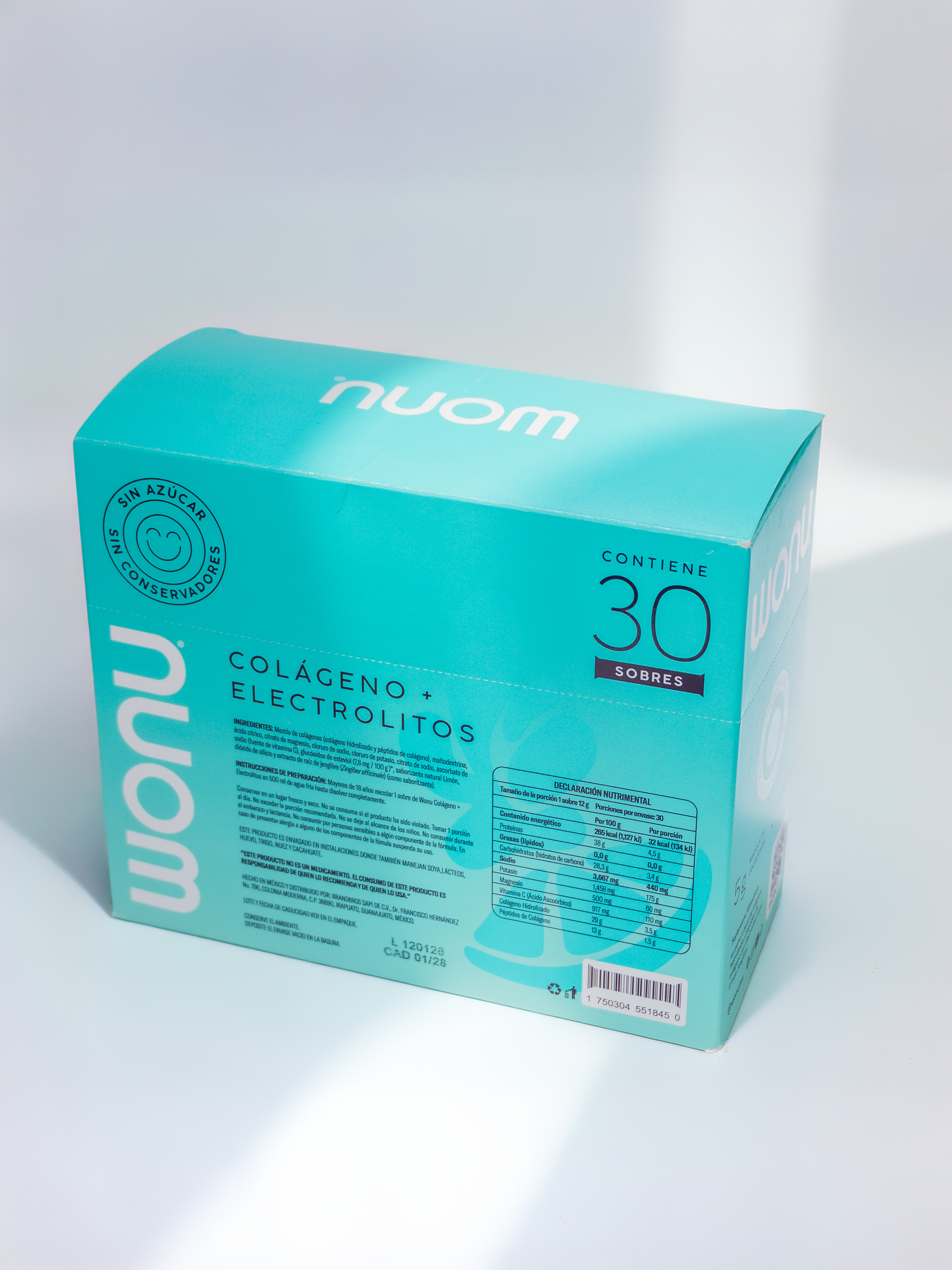 Colágeno+Electrolitos Limón Jengibre